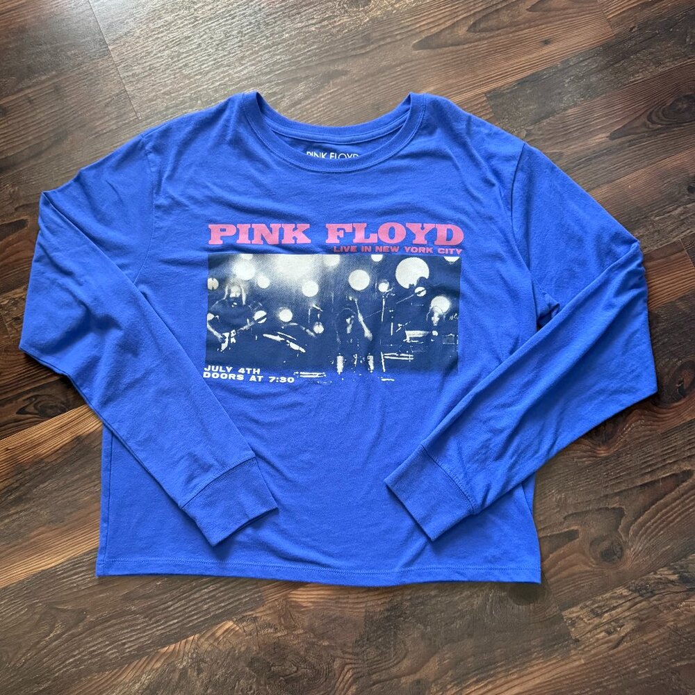 Pink Floyd "Live in New York City July 4th" Long Sleeve T-Shirt - Size L